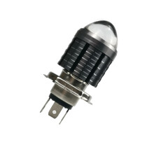 Nieuwe Motorfiets Elektrische LED Grote Gloeilamp Fish-Eye Koplamp Lens Koplamp Ingebouwde H4 Ultra Helder Dichtbij En Verlichting