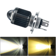 H4 H6 Motorrad Scheinwerferlampen Moto LED CSP Linse Lampe Scooter ATV Zubehör Nebelscheinwerfer 12–80 V Weiß Fern Gelb Nah Hell