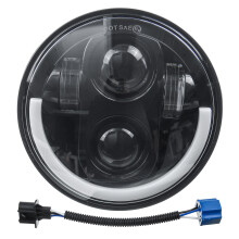 Neue 5. 75 Zoll LED-Scheinwerfer Hi/Lo-Brennpunkt wasserdichte Blinkleuchte für Motorrad Auto