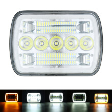 Neue 120 W 5 7 7 6'' LED-Scheinwerfer Hi-Low Beam DRL Warnung Halo für GMC Savana 3500
