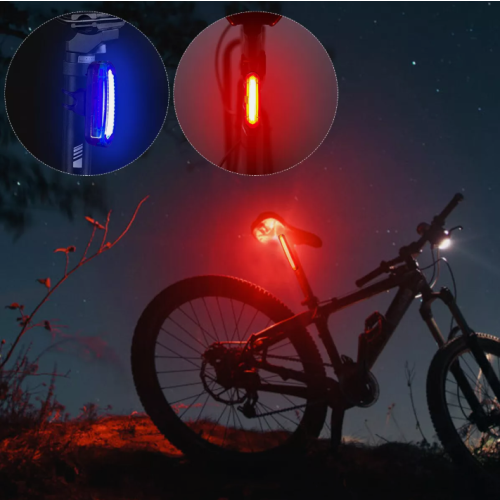 Bicycle Light USB Rechargeable 6 Mode-Cycle Rear Back Light Waterproof