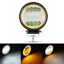 Neue 1PC 126 W LED Arbeits-Scheinwerfer Rundlampe für SUV Auto Lkw Boot ATV 4WD ATV 12 V/24 V