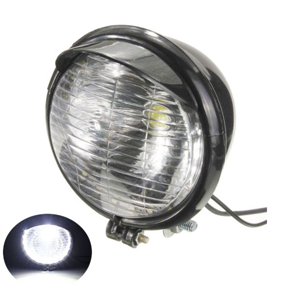 New Universal Motorcycle Motor Bike 25 Leds Headlight Headlamp 762179069485