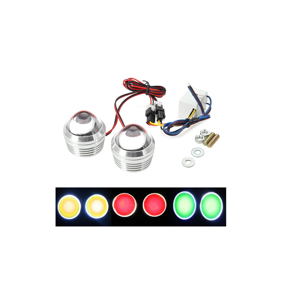 Motorcycle Riding Led Headlights Cold Fog Lamp Light 762179047735