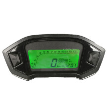 Nuevo odómetro digital para motocicleta velocímetro tacómetro medidor pantalla LCD retroiluminación de 7 colores