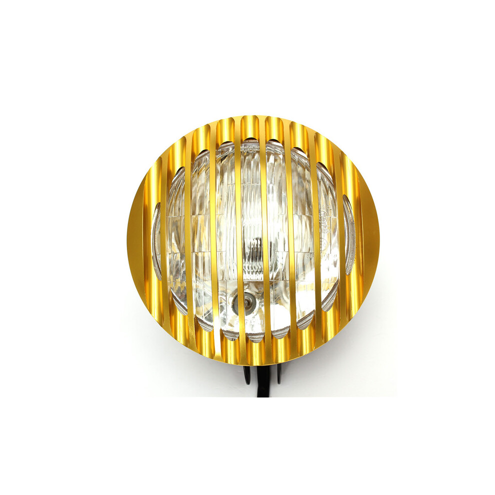 New 6Inch Motorcycle Autocycle Autobike Halogen Head For Harley Golden/Light 762179095088
