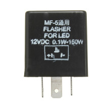 Nieuwe Universele 3-Pins LED Flasher Relay 12V 150w Motorfiets Indicator