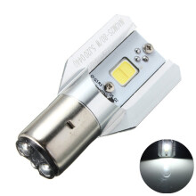Neue Motorrad-LED-Scheinwerfer DC 12–24 V 12 W H/L COB BA20D Glühbirne