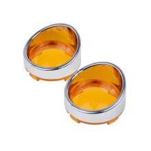 2 Stuks Motorfiets Knipperlichtlens Omhulsel Visieringen Voor X1883 1200 X48 Road Kings