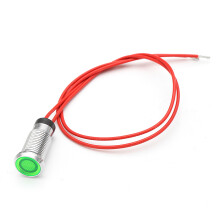 Neue 8 mm 12 V LED Metallanzeige Signallicht Pilotlampe für Motorrad Auto Lkw Boot