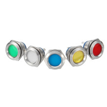 Neue 12 V 19 mm LED Armaturenbrett Warnanzeige Licht Pilotlampe
