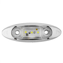Neue 2 Stück Weiße 3 LED 24 V Seitenmarkierungsanzeige Licht Freigabelampe Lastwagen Anhänger Lkw Van