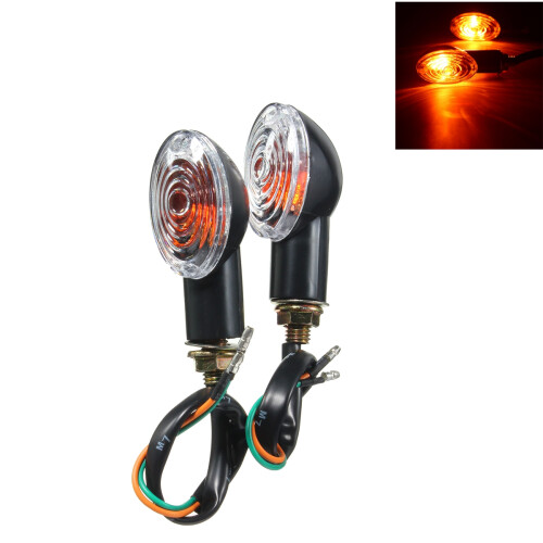 Neue 2 Stück Blinker Motorradlicht Amber Blinker