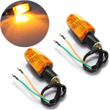 Neue 2 Stück Universelle Motorrad Blinker Anzeige Drehlicht Glühbirne Amber