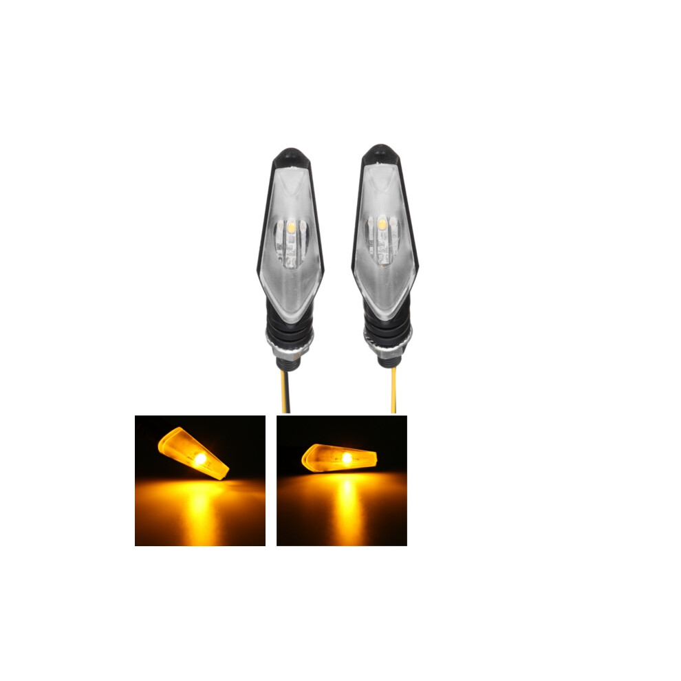 12V Pair Universal Led Motorcycle Turn Signal Indicator Blinker For Honda/Suzuki Light 762179028741