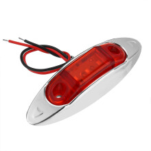 Neue 4 Stück Rote 3 LED 24 V Seitenmarkierungsanzeige Licht Freigabelampe Lkw Anhänger Transporter