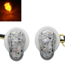 Neue 12 V Motorrad LED Einbau-Blinkerlichter für Yamaha R1 R6 R6S 02–08