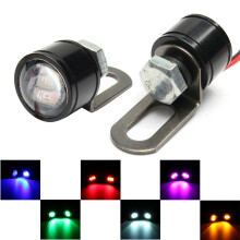 Neue Paar 12 V Motorradspiegelhalterung Eagle Eye LED Blitz Strobe Rückfahr-DRL Lichter Lampe