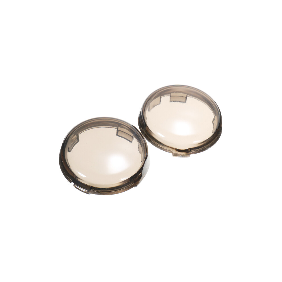 2Pcs Turn Signal Lens Cover For Harley Dyna Softail Sportster 1200 883 Fatboy Electr Light 762179031444