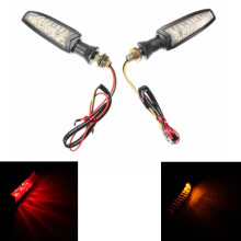 Neue Motorrad 4-Draht Dual-Farben Blinker LED Signallicht