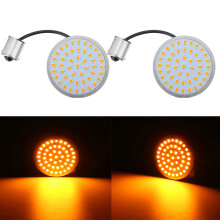 Neue 1156 48 SMD LED Einbau-Blinklichter Vorder- und Rücklichter für Softail Sportster Motorräder