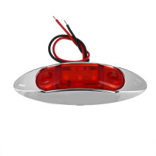 Neue 6 Stück Rote 3 LED 24 V Seitenmarkierungsleuchte Rücklicht Lkw Anhänger Transporter