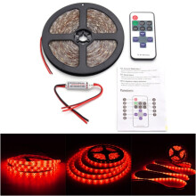 Uusi 12 V 5 M 300LED langaton vedenkestävä LED-valosarja 16FT moottoripyörälle veneelle kuorma-autolle SUV: lle