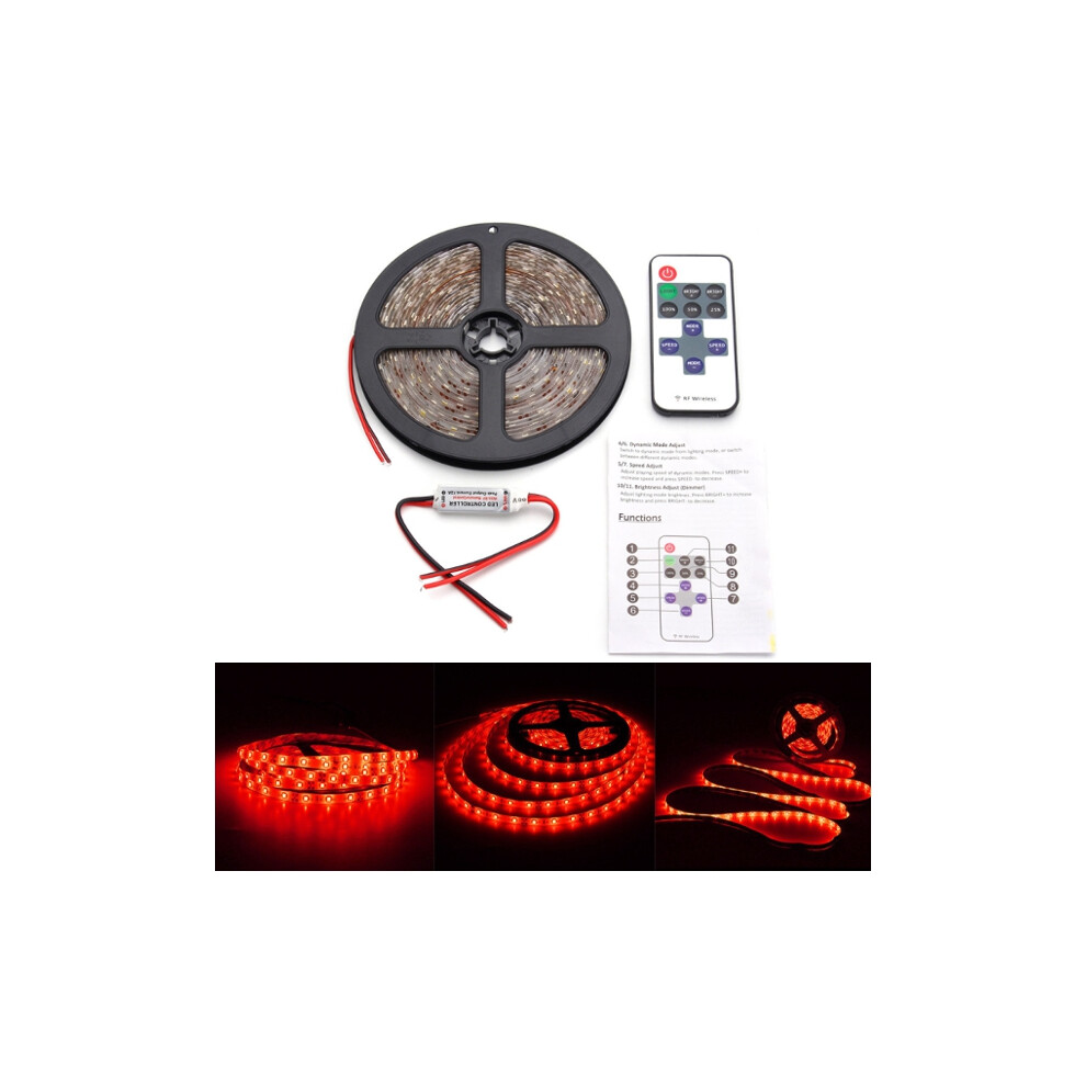 12V 5M 300Led Wireless Waterproof Led Strip 16Ft For Motorcycle Boat Truck Car Suv Light 762179037323