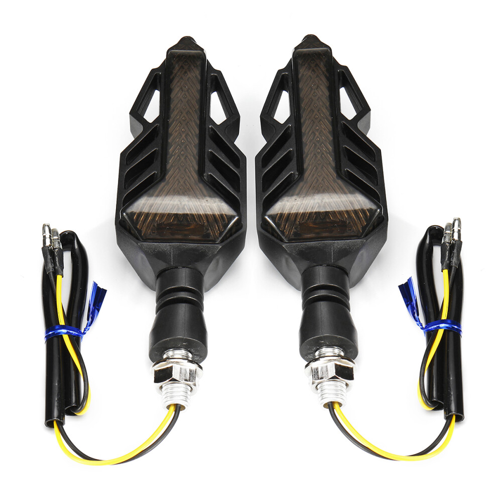 12V Led Motorcycle Turn Signal Lights Indicator Warning Universal Lamp 762179038863