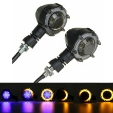 Neue 2 Stück Wasserfluss Motorrad LED Blinker Licht Blinker Lampe Zubehör
