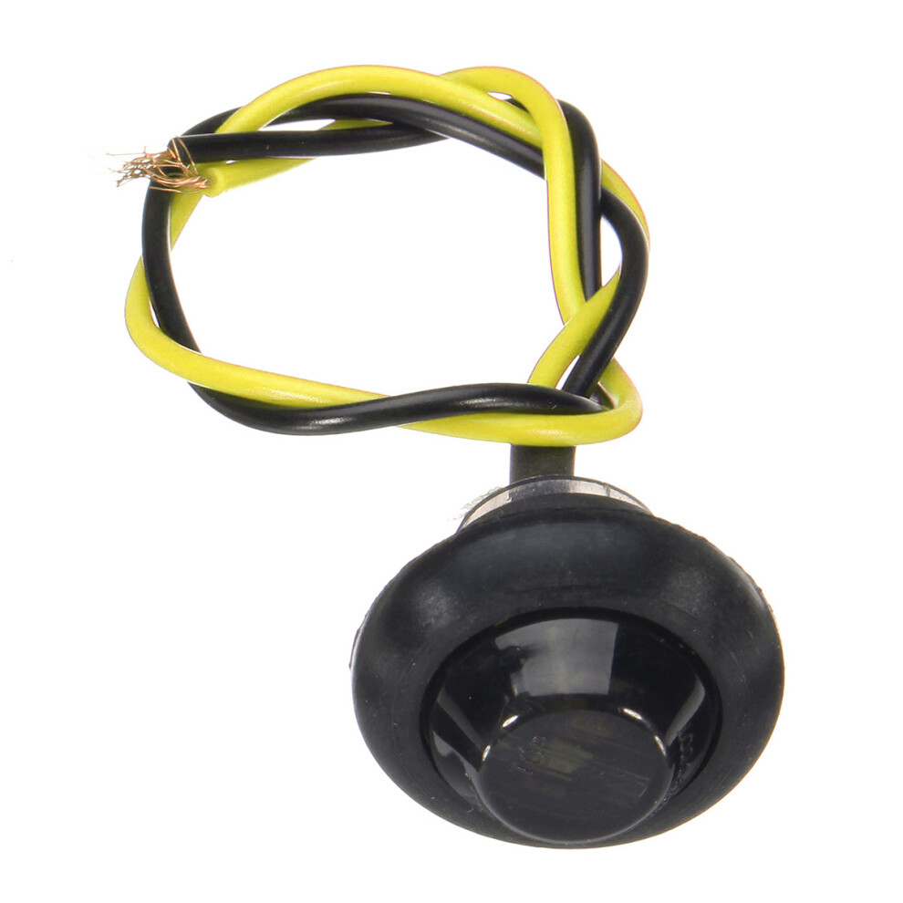 8Pcs 12V-24V Led Clearance Side Marker Indicators Lights Lamp Lorry Truck Boat Trailer Bus Yellow/Light 762179040903