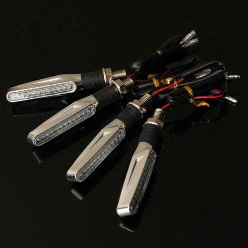 Neue 4er-Pack Motorrad LED Blinker Amber Licht 1