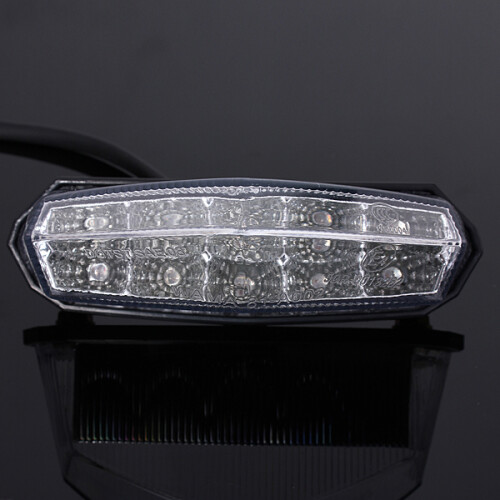 Neue Motorrad 10LEDs Kennzeichenblinker Rücklicht Bremslichter 2