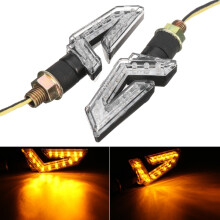 Neue Paar 12 V LED Blinkeranzeigelampen Lauflicht Blinker Universalmotorrad