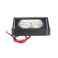 Neue universelle schwarze 4-LEDs Lampen Nummernschild Rücklicht E-geprüft
