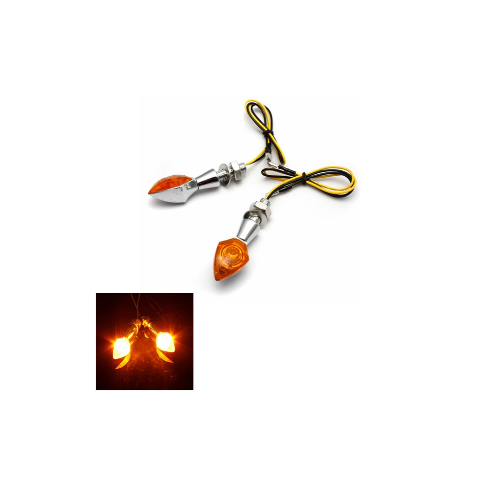 2X Universal Motorcycle Led Turn Signal Indicator E-Mark 12V Light 762179042273