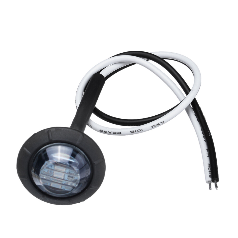 10Pcs 12V-24V Led Clearance Side Marker Indicators Lights Lamp Lorry Truck Boat Trailer Bus Green/Light 762179044123