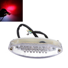 Nuova luce per targa motociclo universale, lampada posteriore 12V 28 LED