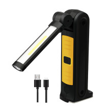 Neue wiederaufladbare COB-LED Slim Arbeitsleuchte Taschenlampe Inspektionsfaltlampe