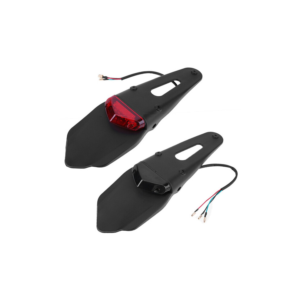 Universal Motorcycle Brake Stop Rear Tail Atv Dirt Bike For Fender 12 Led Lamp Light 762179047414