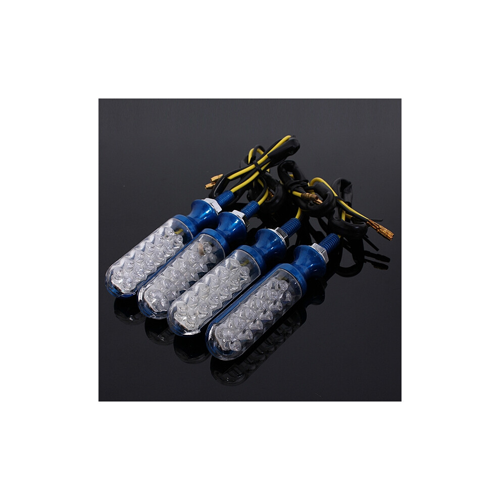 Motorcycle Led Turn Signal For Honda/Yamaha/Suzuki Amber/Light 762179045847