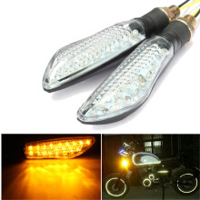 Neue 12 V Motorrad 20 LED Blinkeranzeiger Lampen Blinker Amber