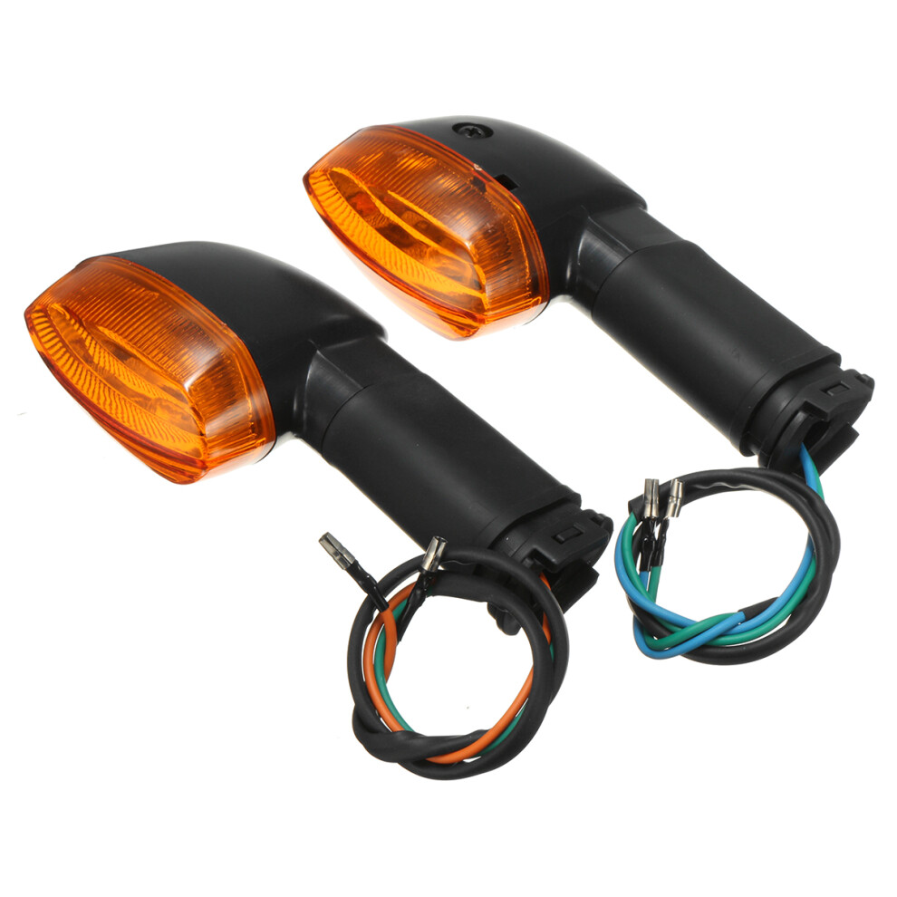Front Rear Turn Signals Indicators Lamp For Yamaha R1 R6 Fz1 Fz6 Light/Amber 762179048701