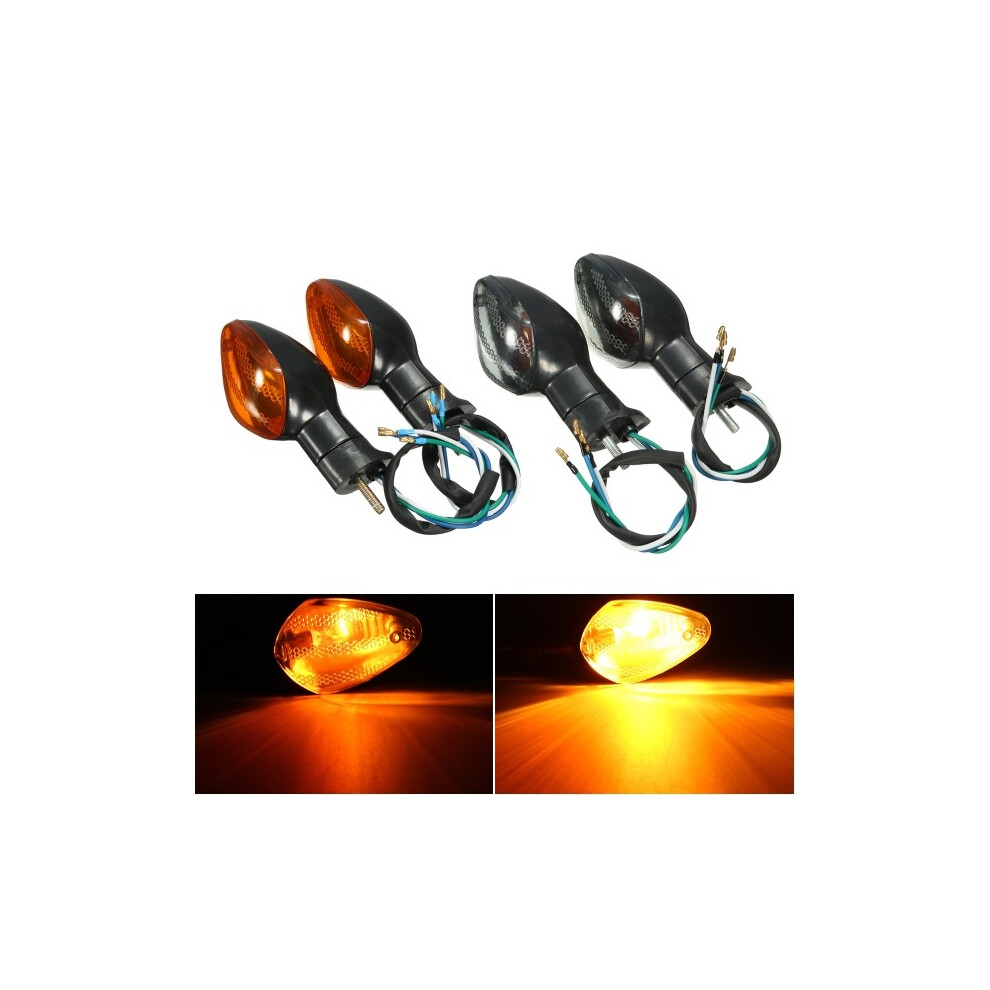 Pair Turn Signal Indicator Smoke For Honda Cbr1000rr 2008-2015 Amber/Light 762179051220