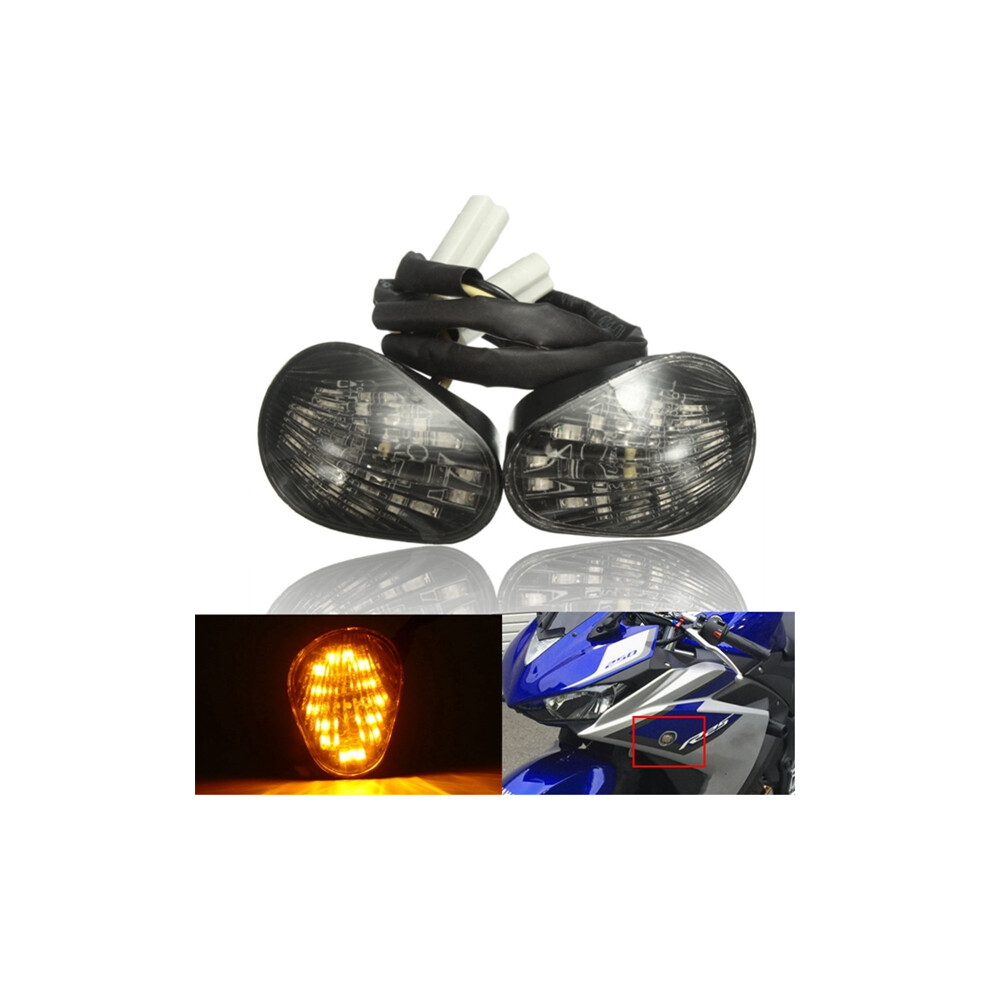 Smoke Led Turn Signal Indicator Lamp Flush Mount For Yamaha Yzf R1 R6 R6s Light 762179053248