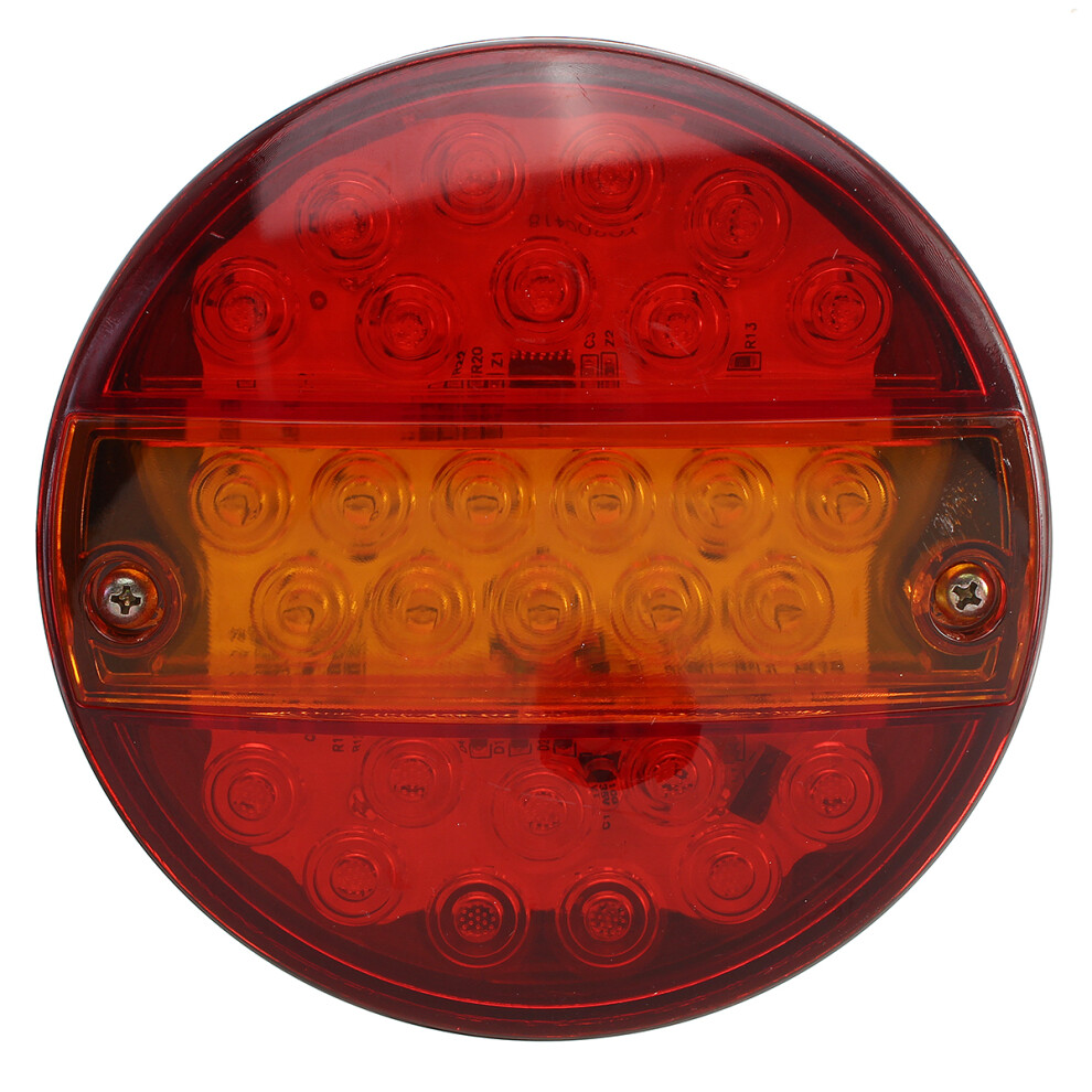 12V Led Tail Hamburger Rear Lamp Stop Indicator Brake 4 Function Light 762179052067