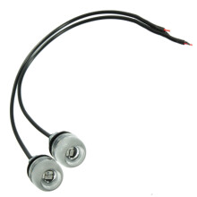 Neue 10 Stück Motorrad 5630 18 mm 3 LED Adleraugenlampe Tagfahrlicht Gelb