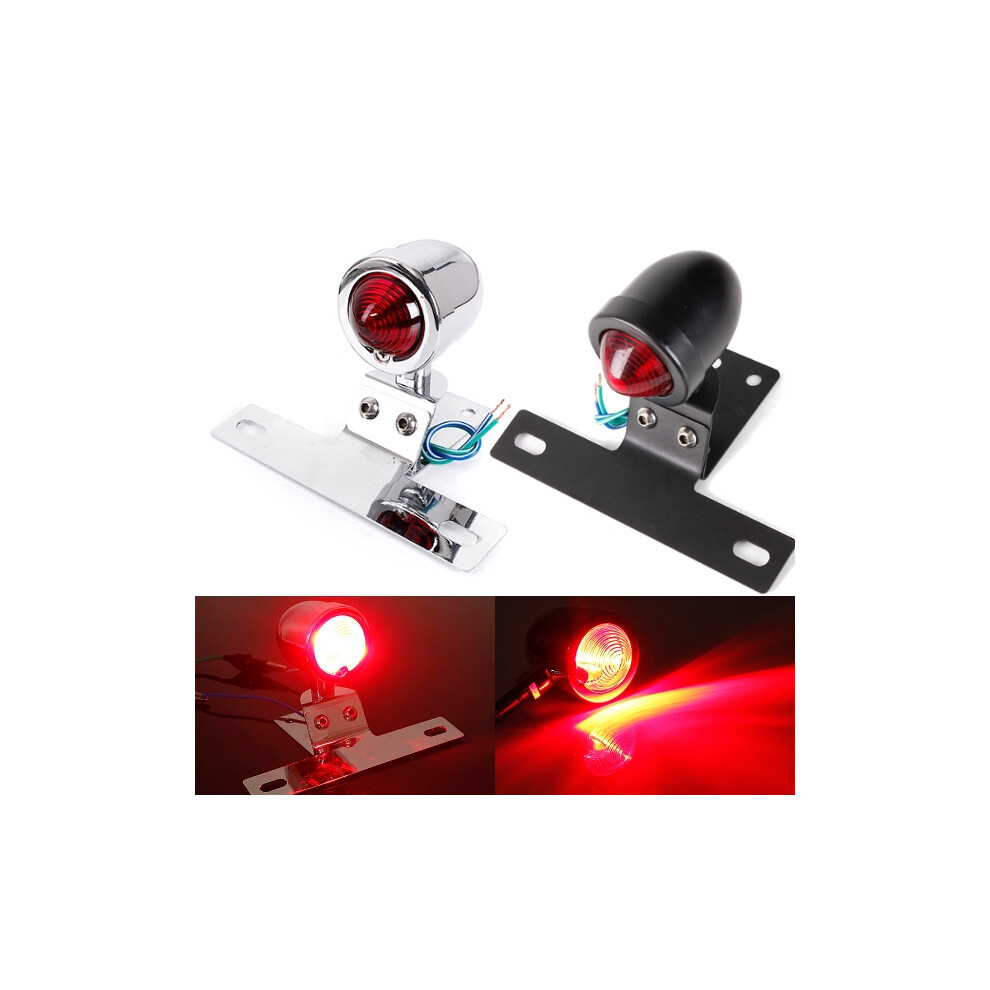 Motorcycle Bullet Rear Tail Stop Brake Lamp For Harley Light 762179055969
