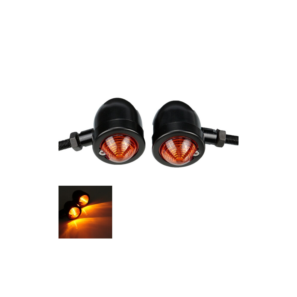 Motorcycle Turn Signal Bullet Indicator Blinker For Harley Amber/Light 762179057116