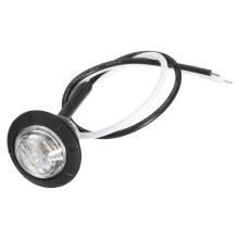 Neue 20 Stück Mini 12/24 V grüne runde LED-Tasten-Seitenmarkierungslichter Lampen Anhänger